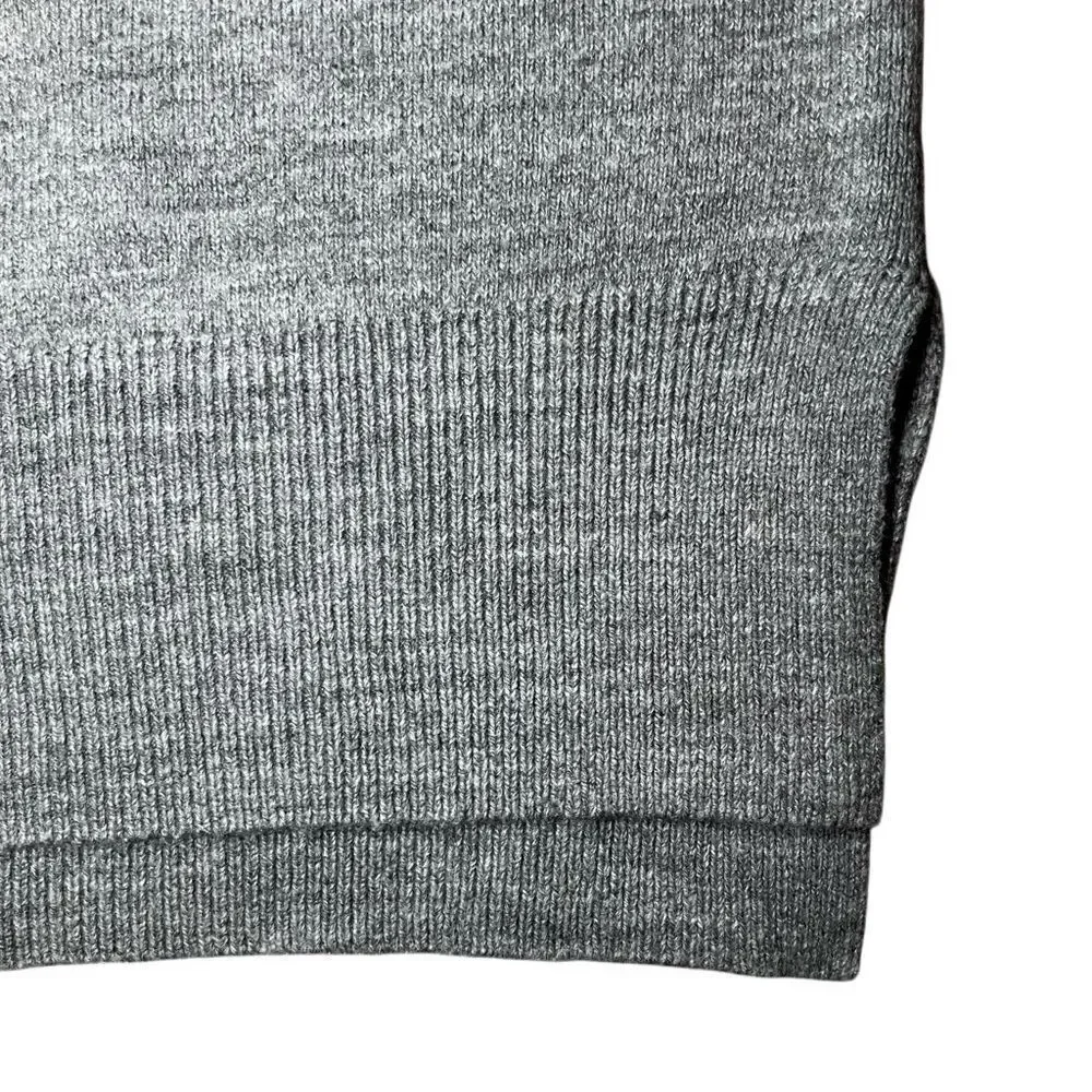 French Connection Loose Fitting Balloon Sleeve Sweater in Grey Heather Women’s S